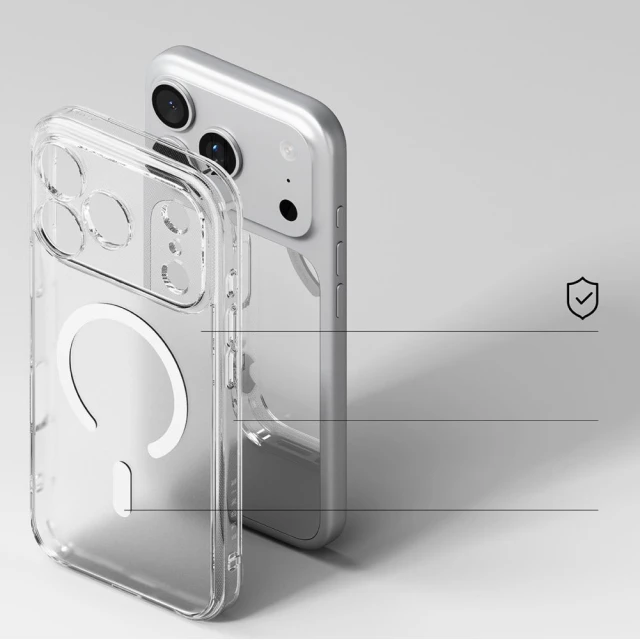 Чохол Ringke Fusion Magnetic для iPhone 17 Pro Max Matte Clear with MagSafe (8800328810082)