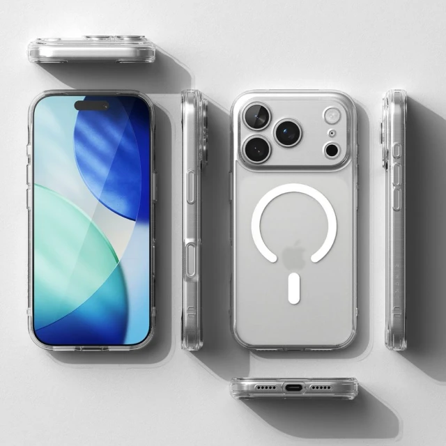 Чохол Ringke Fusion Magnetic для iPhone 17 Pro Max Matte Clear with MagSafe (8800328810082)
