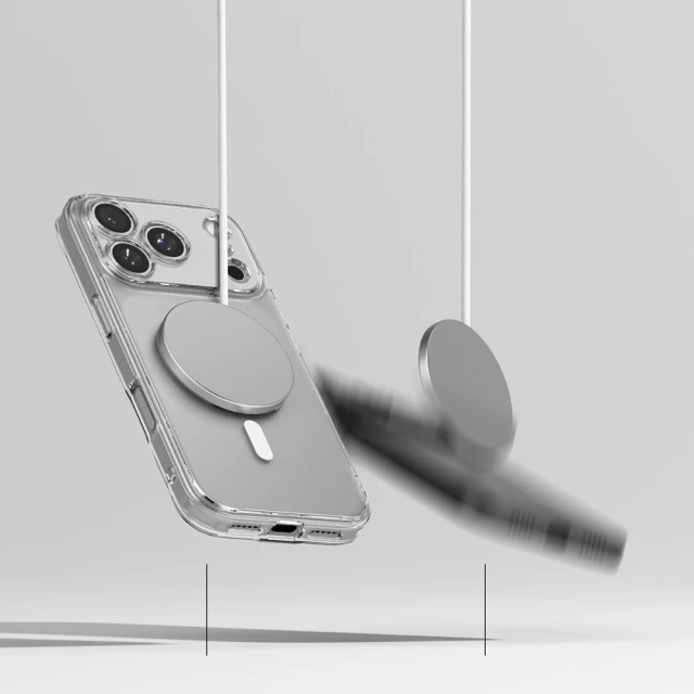 Чохол Ringke Fusion Magnetic для iPhone 17 Pro Max Matte Clear with MagSafe (8800328810082)
