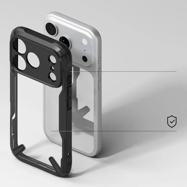 Чехол Ringke Fusion X для iPhone 17 Pro Max Black (8800328810181)