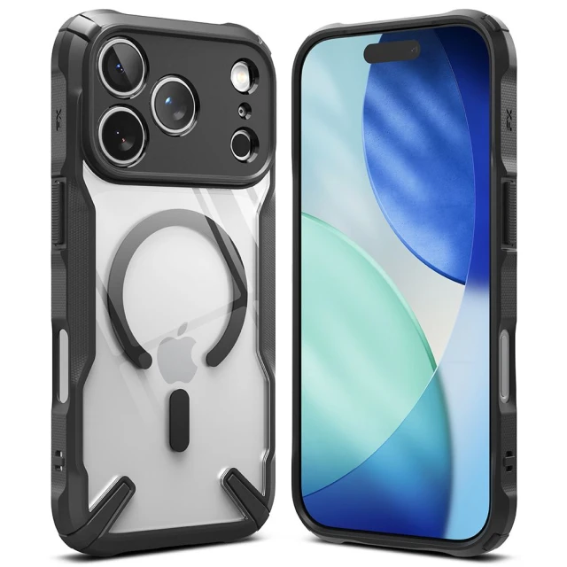 Чохол Ringke Fusion X Magnetic для iPhone 17 Pro Max Black with MagSafe (8800328810228)