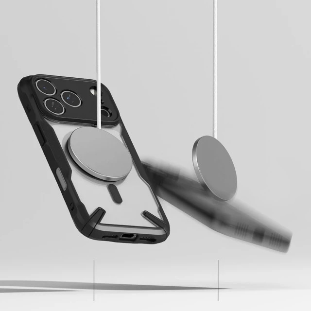 Чохол Ringke Fusion X Magnetic для iPhone 17 Pro Max Black with MagSafe (8800328810228)