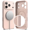 Чехол Ringke Silicone Magnetic для iPhone 17 Pro Max Pink Sand with MagSafe (8800328810426)