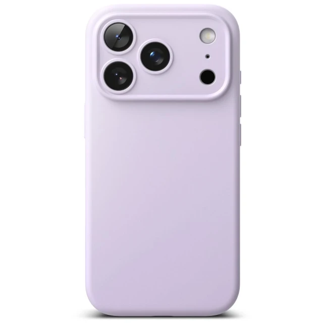 Чехол Ringke Silicone Magnetic для iPhone 17 Pro Max Light Purple with MagSafe (8800328810488)
