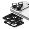 Захисне скло Ringke для камери iPhone 17 Pro | 17 Pro Max Camera Frame Protector Black (2 pack) (8800328810723)