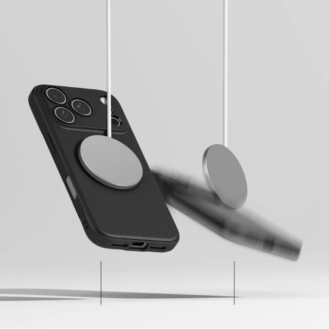 Чохол Ringke Onyx Magnetic для iPhone 17 Pro Black with MagSafe (8800328811065)