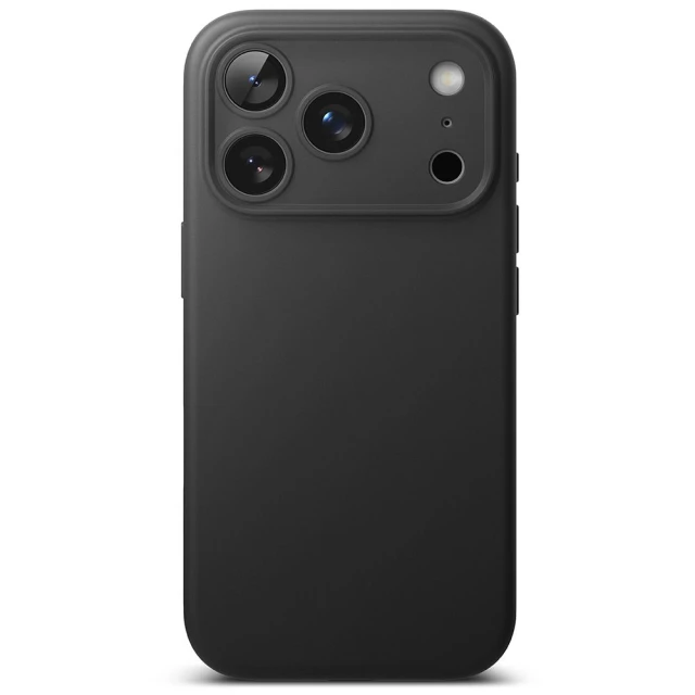 Чохол Ringke Silicone Magnetic для iPhone 17 Pro Black with MagSafe (8800328811126)