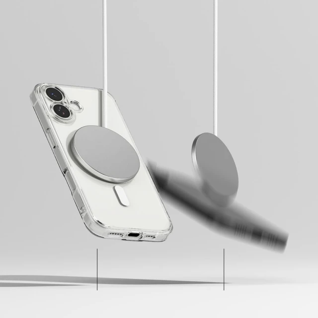 Чохол Ringke Fusion Magnetic для iPhone 17 Clear with MagSafe (8800328811492)