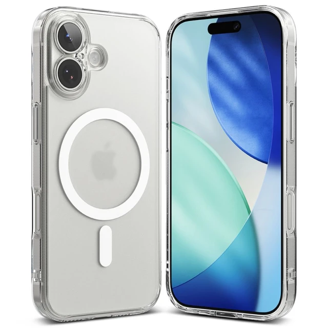 Чохол Ringke Fusion Magnetic для iPhone 17 Matte Clear with MagSafe (8800328811515)