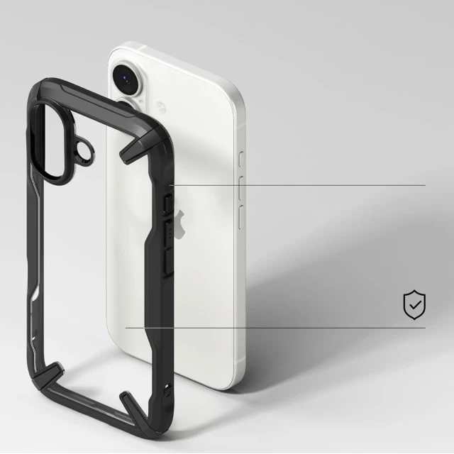Чохол Ringke Fusion X для iPhone 17 Black (8800328811577)