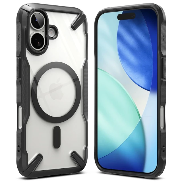 Чохол Ringke Fusion X Magnetic для iPhone 17 Black with MagSafe (8800328811614)