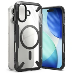 Чехол Ringke Fusion X Magnetic для iPhone 17 Black with MagSafe (8800328811614)