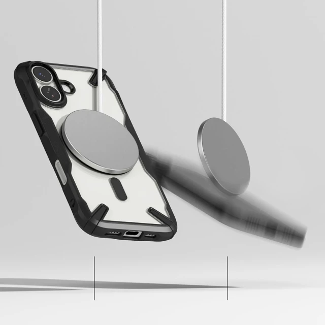Чохол Ringke Fusion X Magnetic для iPhone 17 Black with MagSafe (8800328811614)