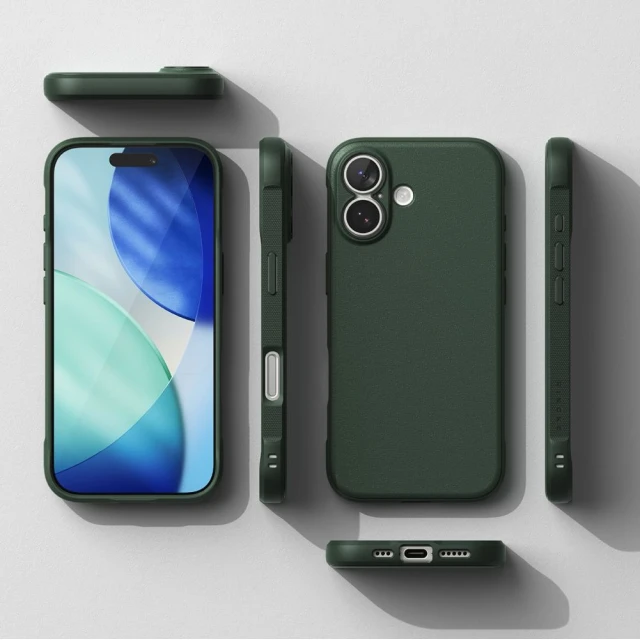 Чехол Ringke Onyx для iPhone 17 Dark Green (8800328811690)