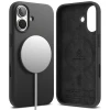 Чохол Ringke Silicone Magnetic для iPhone 17 Black with MagSafe (8800328811799)
