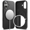 Чохол Ringke Silicone Magnetic для iPhone 17 Black with MagSafe (8800328811799)