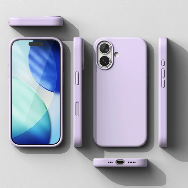 Чохол Ringke Silicone Magnetic для iPhone 17 Light Purple with MagSafe (8800328811850)
