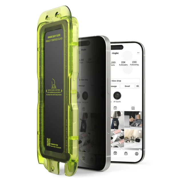Захисне скло Ringke Easy Slide для iPhone 17 Privacy (2 pack) (8800328811881)