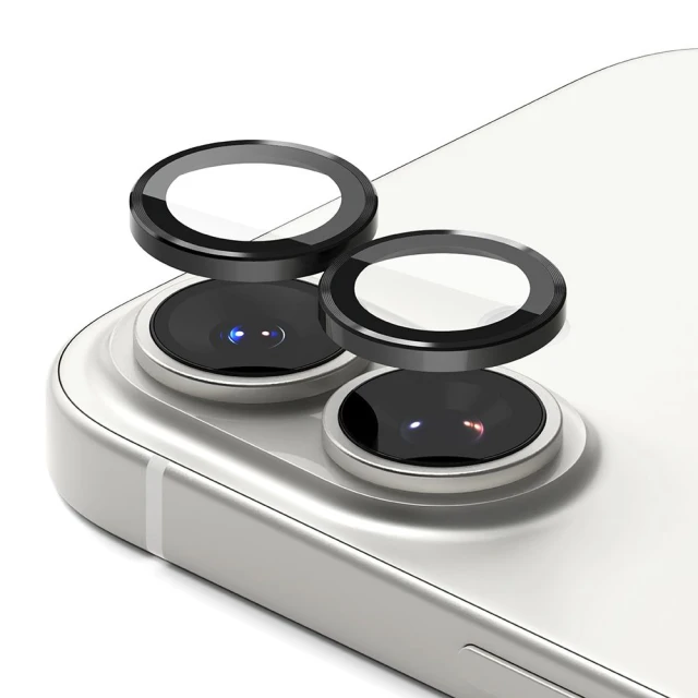 Захисне скло Ringke для камери iPhone 17 Camera Frame Protector Black (2 pack) (8800328811898)