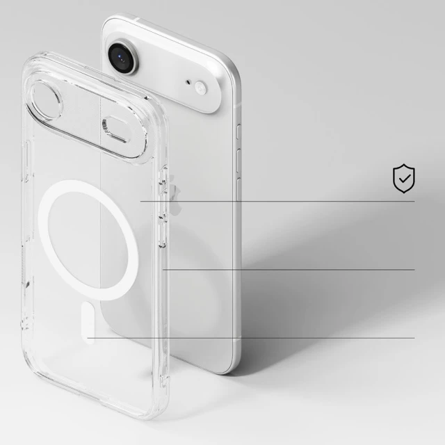 Чохол Ringke Fusion Magnetic для iPhone 17 Air Clear with MagSafe (8800328811959)