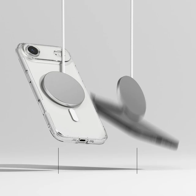 Чохол Ringke Fusion Magnetic для iPhone 17 Air Clear with MagSafe (8800328811959)