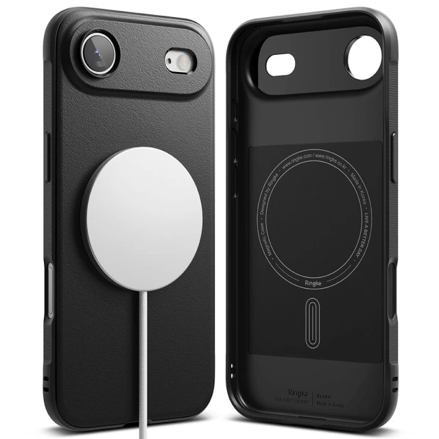 Чохол Ringke Onyx Magnetic для iPhone 17 Air Black with MagSafe (8800328812192)
