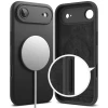 Чохол Ringke Silicone Magnetic для iPhone 17 Air Black with MagSafe (8800328812253)