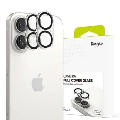 Защитное стекло Ringke для камеры iPhone 17 Camera Full Cover Black (2 pack) (8800328812369)