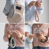 Кільце-тримач Ringke Holder & Puffer Hand Strap Calm Black (8800328813809)