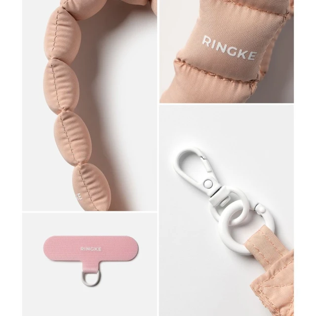 Кільце-тримач Ringke Holder & Puffer Hand Strap Floral Pink (8800328813823)