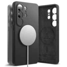 Чохол Ringke Silicone Magnetic для Samsung Galaxy S26 Ultra Black with MagSafe (8800328814691)