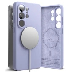 Чохол Ringke Silicone Magnetic для Samsung Galaxy S26 Ultra Lavender with MagSafe (8800328814721)
