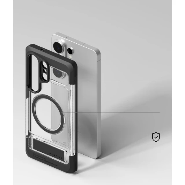 Чохол Ringke UX Magnetic для Samsung Galaxy S26 Ultra Clear with MagSafe (8800328814813)
