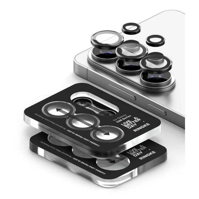 Захисне скло для камери Ringke Camera Frame Protector для Samsung Galaxy S26 Ultra Black (2 pack) (8800328814943)