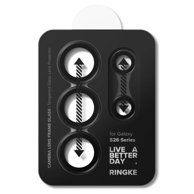 Захисне скло для камери Ringke Camera Frame Protector для Samsung Galaxy S26 Ultra Black (2 pack) (8800328814943)
