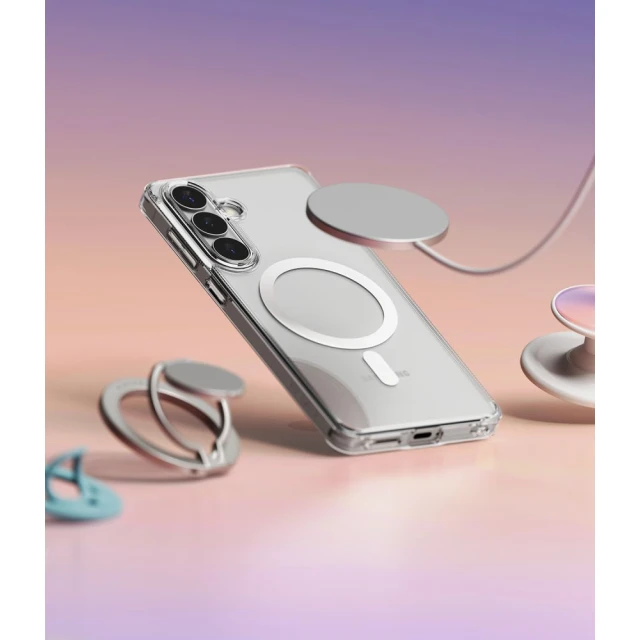 Чохол Ringke Fusion Magnetic для Samsung Galaxy S26 Plus Clear with MagSafe (8800328815032)