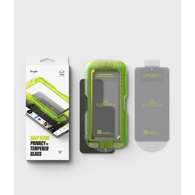 Защитное стекло Ringke Easy Slide для Samsung Galaxy S26 Plus Privacy (2 pack) (8800328815384)