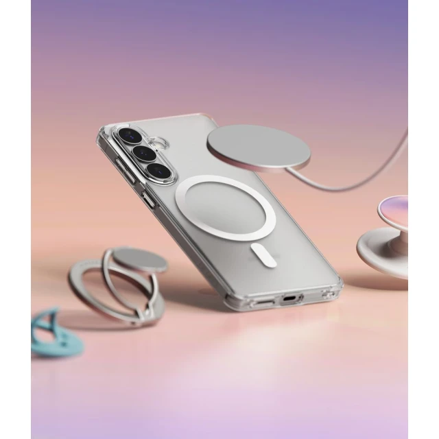Чохол Ringke Fusion Magnetic для Samsung Galaxy S26 Clear with MagSafe (8800328815490)