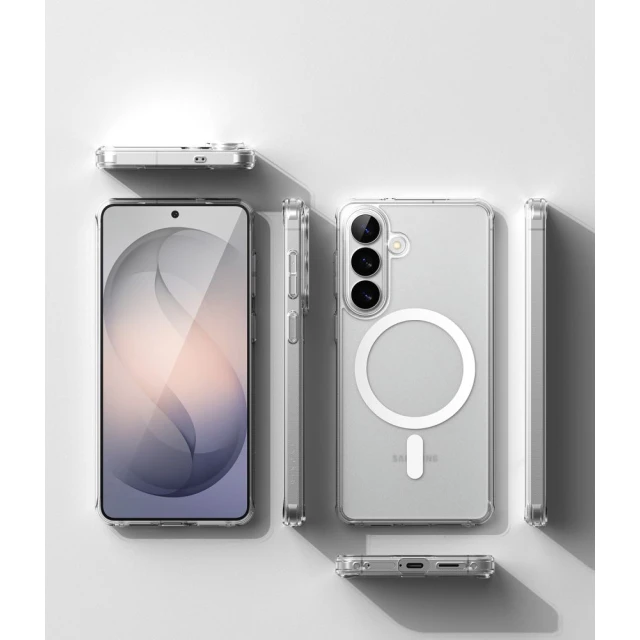 Чохол Ringke Fusion Magnetic для Samsung Galaxy S26 Clear with MagSafe (8800328815490)