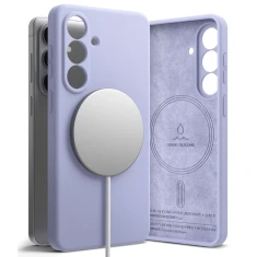 Чохол Ringke Silicone Magnetic для Samsung Galaxy S26 Lavender with MagSafe (8800328815704)