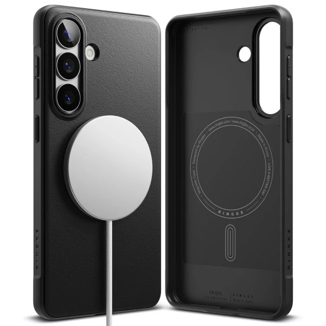 Чохол Ringke Onyx Magnetic для Samsung Galaxy S26 Plus Black with MagSafe (8800328816329)