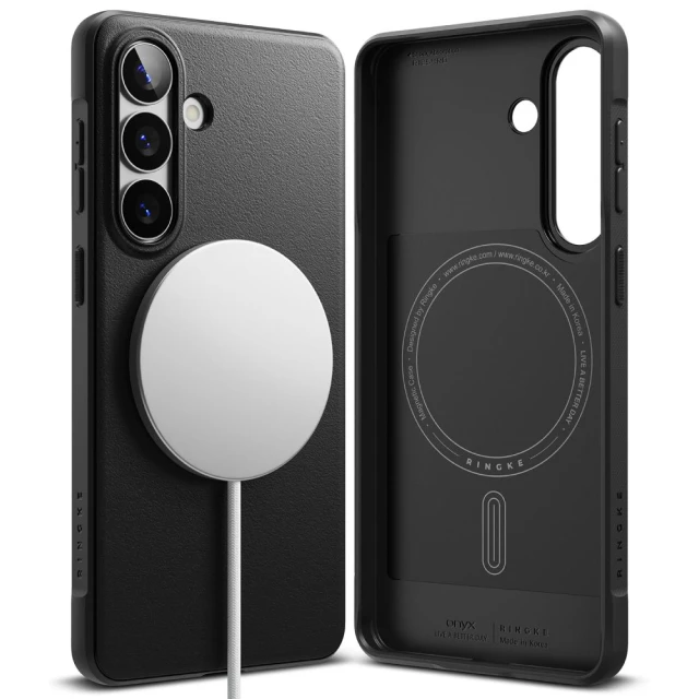 Чохол Ringke Onyx Magnetic для Samsung Galaxy S26 Black with MagSafe (8800328816503)