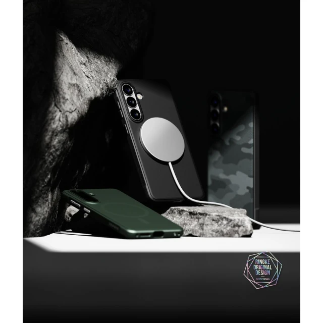 Чохол Ringke Onyx Magnetic для Samsung Galaxy S26 Black with MagSafe (8800328816503)
