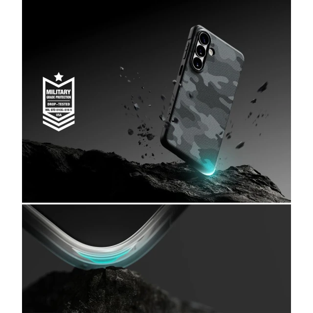 Чохол Ringke Onyx Magnetic для Samsung Galaxy S26 Camo Black with MagSafe (8800328816534)
