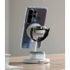 Бездротовий зарядний пристрій Ringke 3in1 Magnetic MagSafe Qi2.2 25W White (8800328816572)