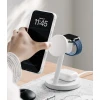 Бездротовий зарядний пристрій Ringke 3in1 Magnetic MagSafe Qi2.2 25W White (8800328816572)