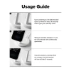 Бездротовий зарядний пристрій Ringke 3in1 Magnetic MagSafe Qi2.2 25W White (8800328816572)