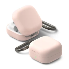 Чохол для навушників Ringke Silicone для Samsung Galaxy Buds 4 / 4 Pro Pink Sand (8800328816770)
