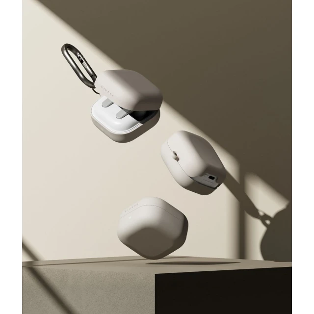 Чохол для навушників Ringke Silicone для Samsung Galaxy Buds 4 / 4 Pro Stone (8800328816787)