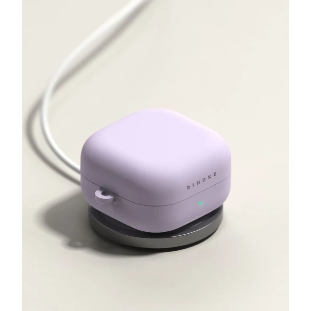 Чохол для навушників Ringke Silicone для Samsung Galaxy Buds 4 / 4 Pro Light Purple (8800328816794)